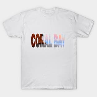 CORAL BAY - Beach Western Australia Sunrise Moon T-Shirt